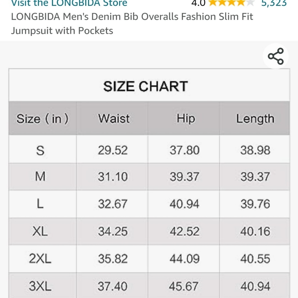 Mens slim fit overalls - Picture 4 of 7